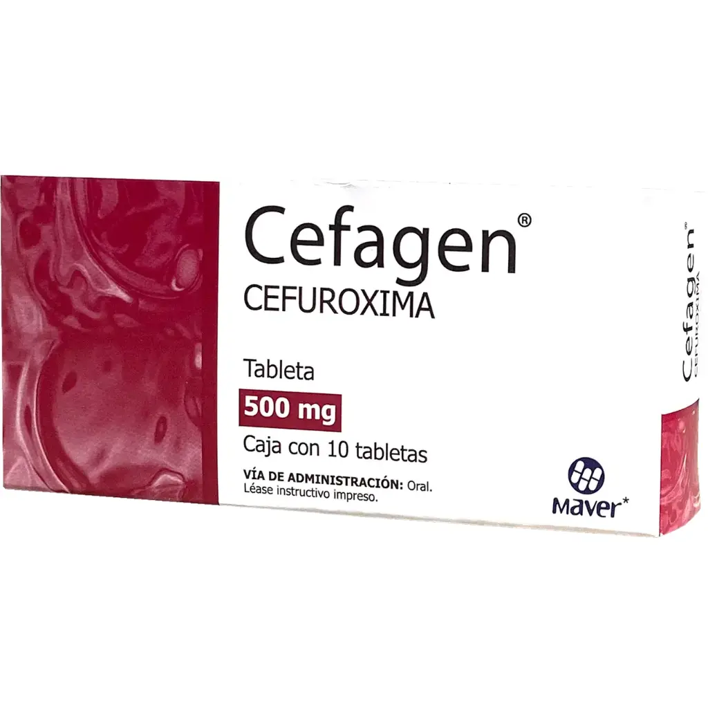 CEFAGEN 500MG TABLETAS CON 10 (GI)