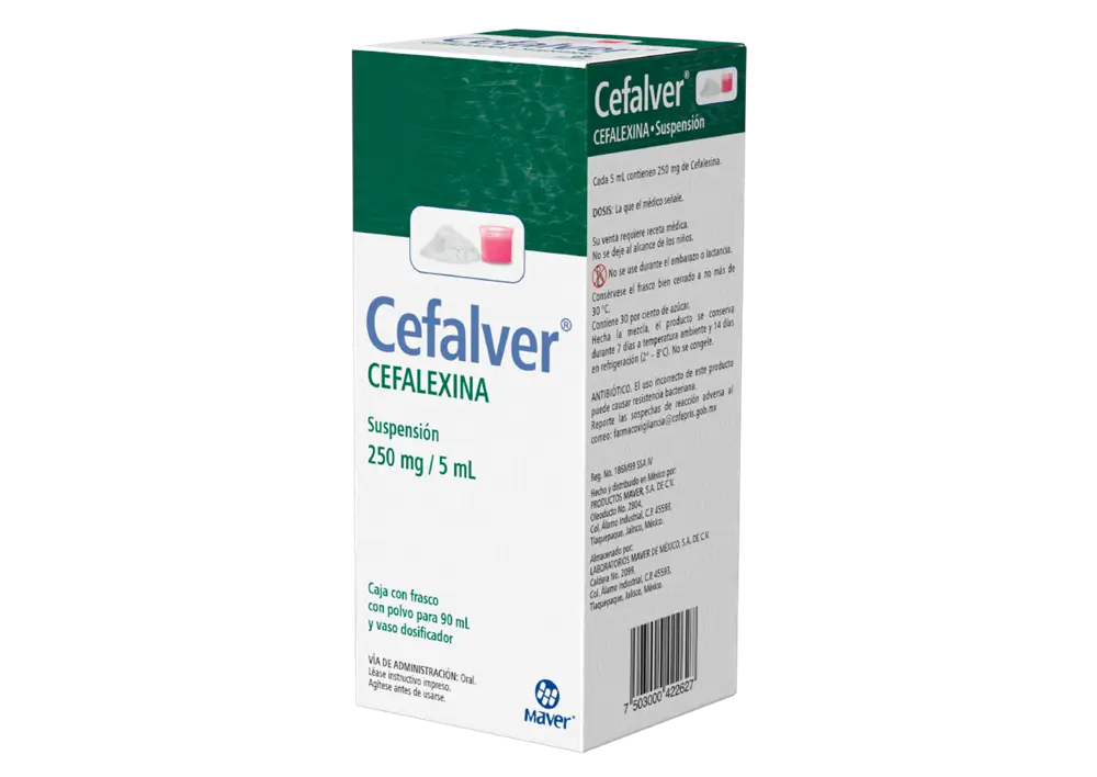 CEFALVER 250MG/5ML SUSPENSION 90ML (GI)