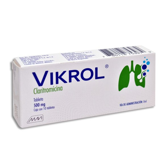 VIKROL 500MG TABLETAS C/10 (GI)