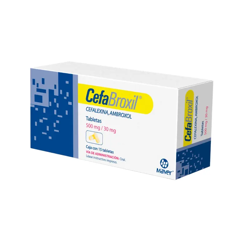 CEFABROXIL 500/30MG TABLETAS CON 15 (GI)