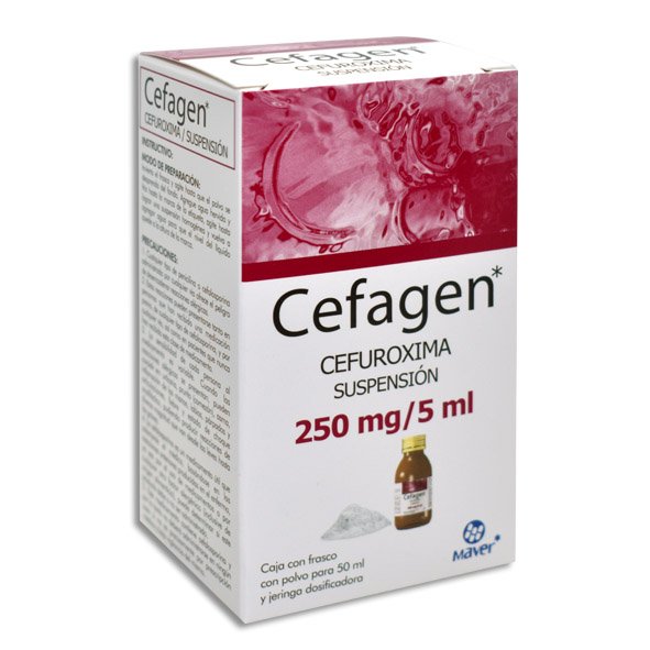 CEFAGEN 250MG/5ML SUSPENSION 50ML (GI)
