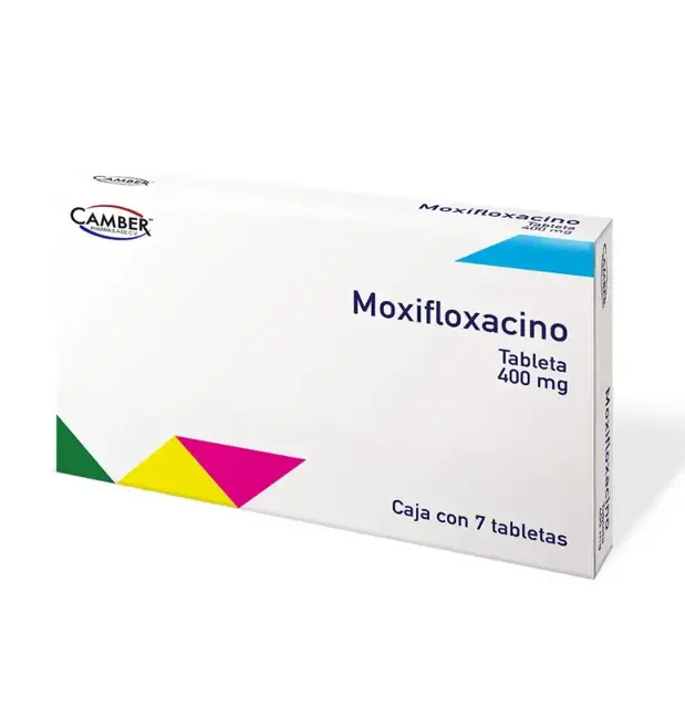 MOXIFLOXACINO CAMBER 400MG TABLETAS CON 7 (GI)
