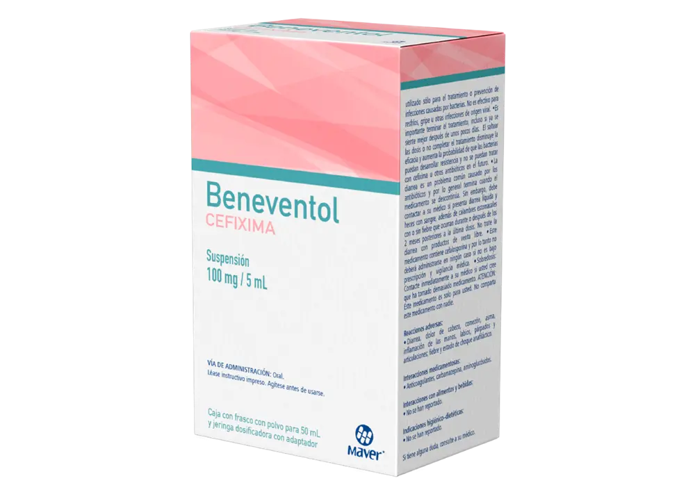 BENEVENTOL 100MG/5ML SUSPENSION 50ML (GI)
