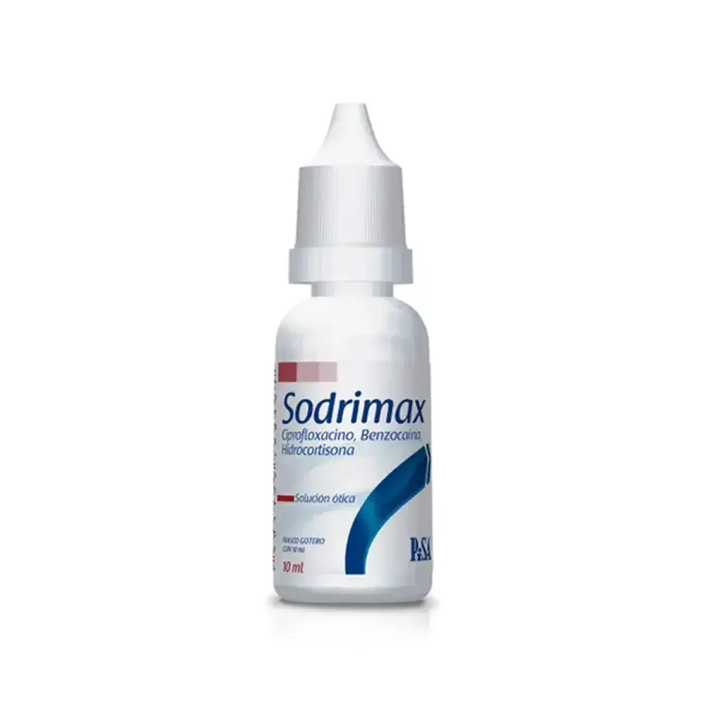 SODRIMAX 2/20/10MG OTICO 10ML