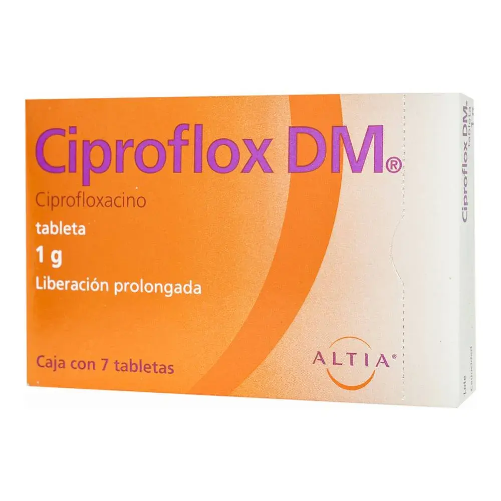 CIPROFLOX DM 1G TABLETAS CON 7