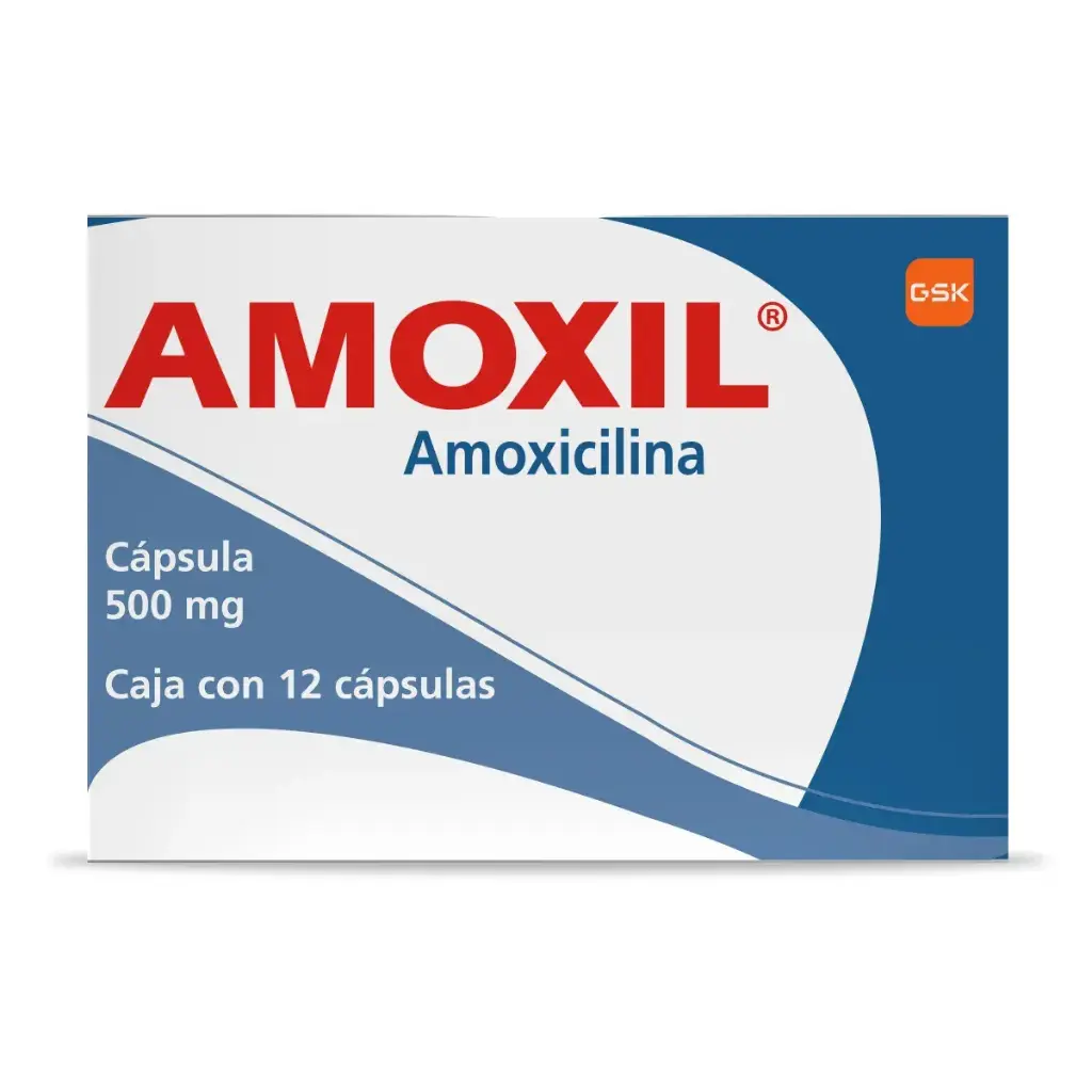 AMOXIL 500MG CAPSULAS C/12