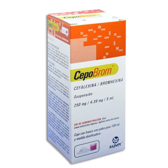 CEPOBROM 250/4.39MG/5ML SUSPENSION 100ML (GI)