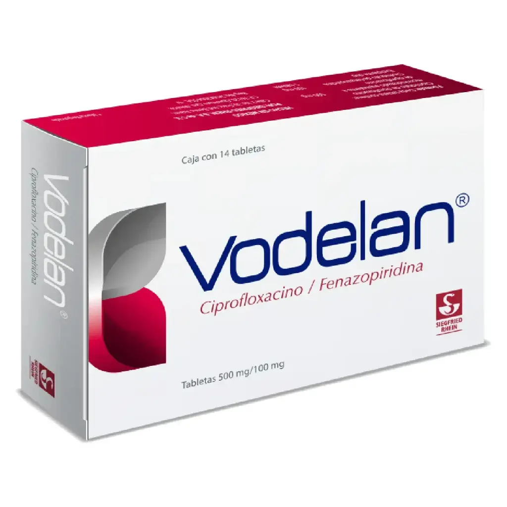 VODELAN 500/100MG TABLETAS CON 14