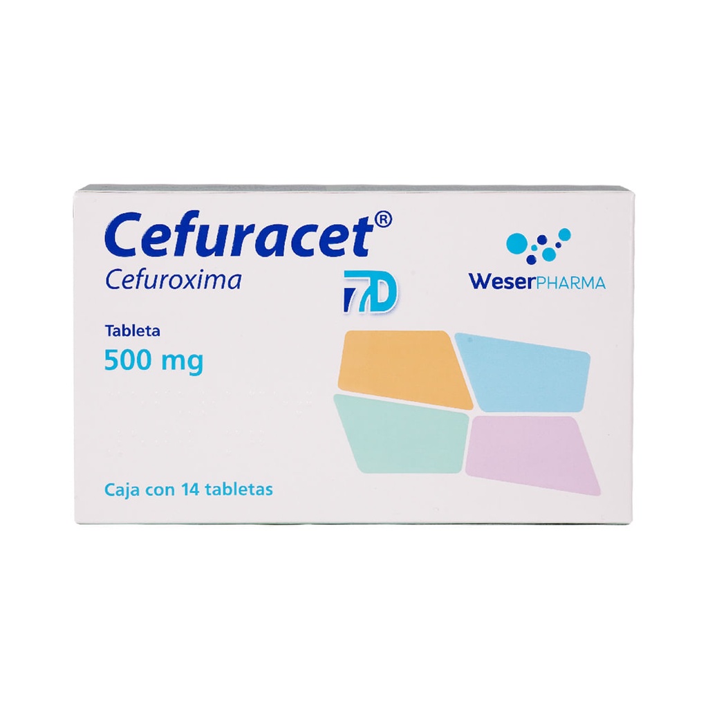 CEFURACET 7D TABLETAS REC 500MG CON 14