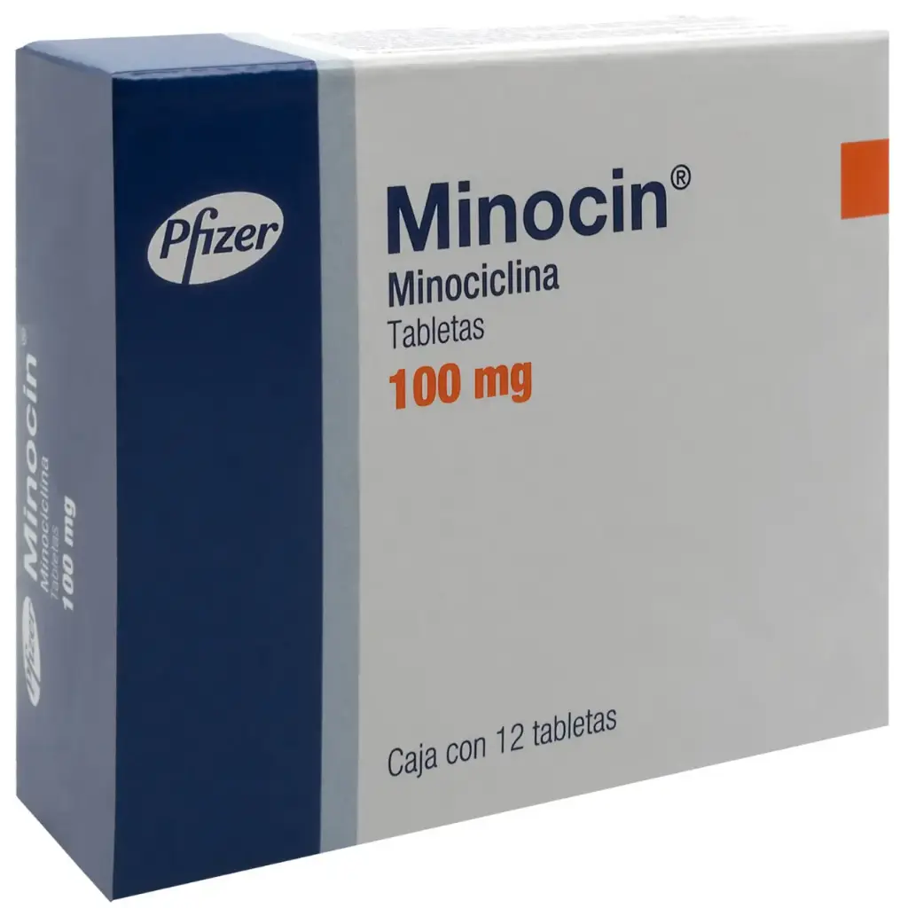 MINOCIN 100MG TABLETAS CON 12