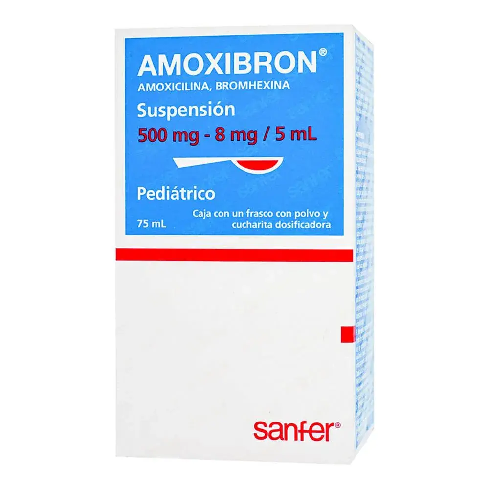 AMOXIBRON 500/8MG 5ML SUSPENSION 75ML