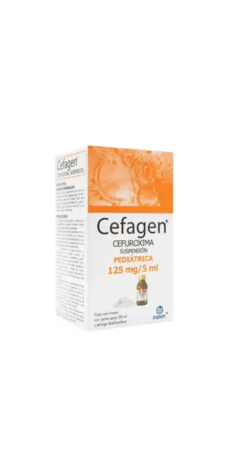 CEFAGEN 125MG/5ML SUSPENSION PEDIATRICO 50ML (GI)