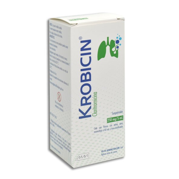 KROBICIN 250MG/5ML SUSPENSION 60ML (GI)