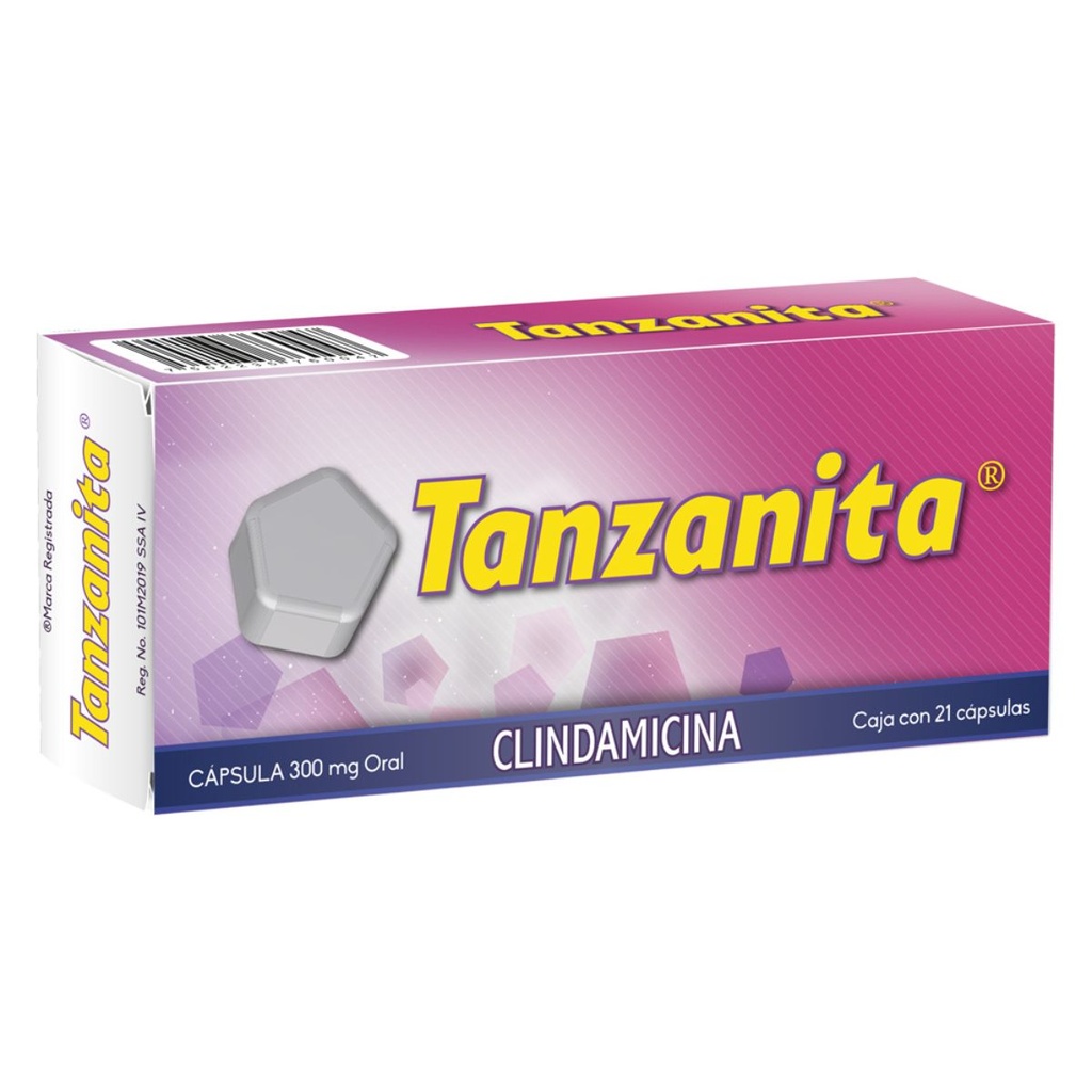 TANZANITA 300MG CAPSULAS CON 21