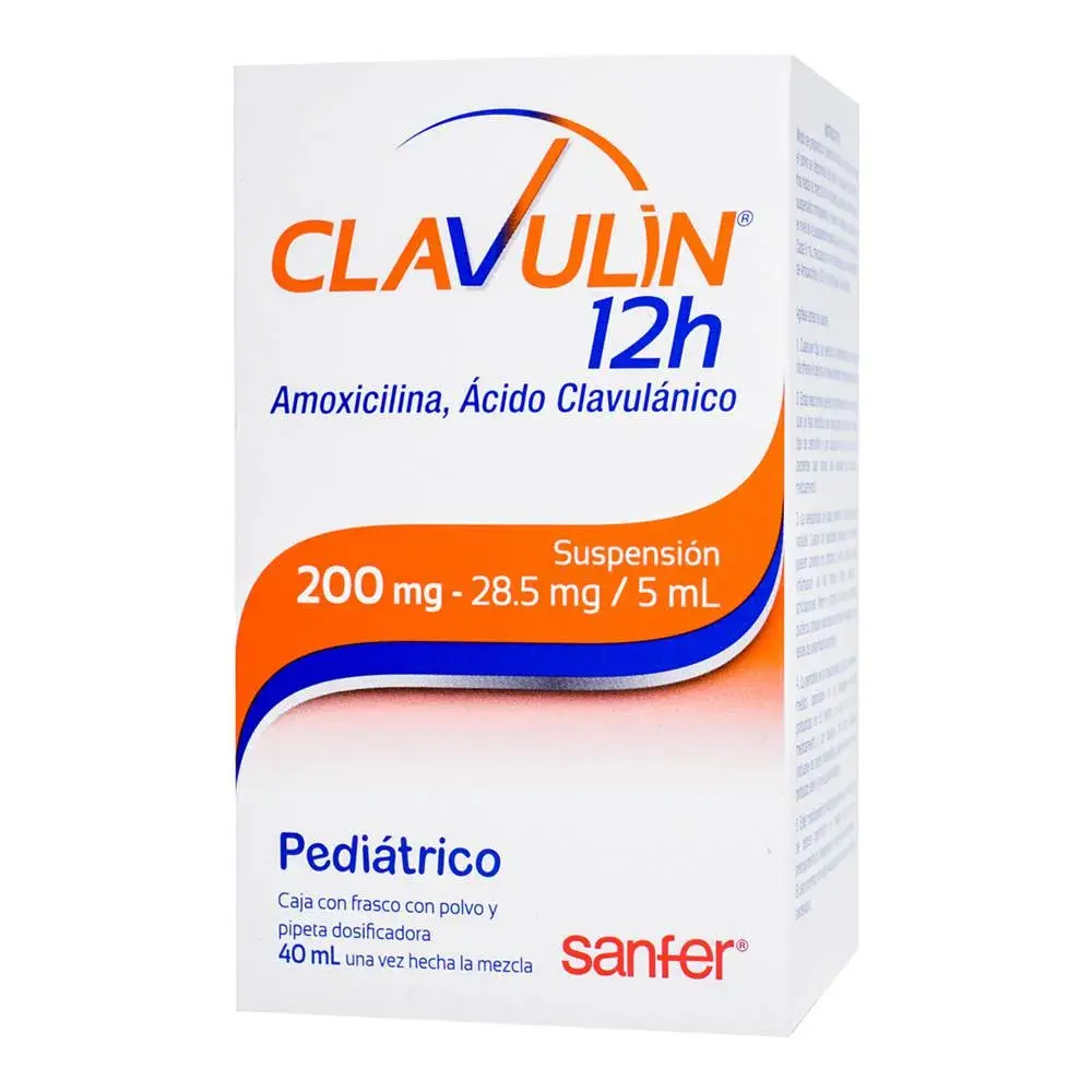 CLAVULIN 12H 200/28.5MG SUSPENSION 40ML