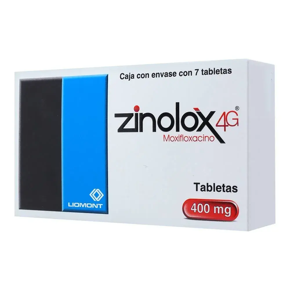 ZINOLOX 4G 400MG TABLETAS CON 7