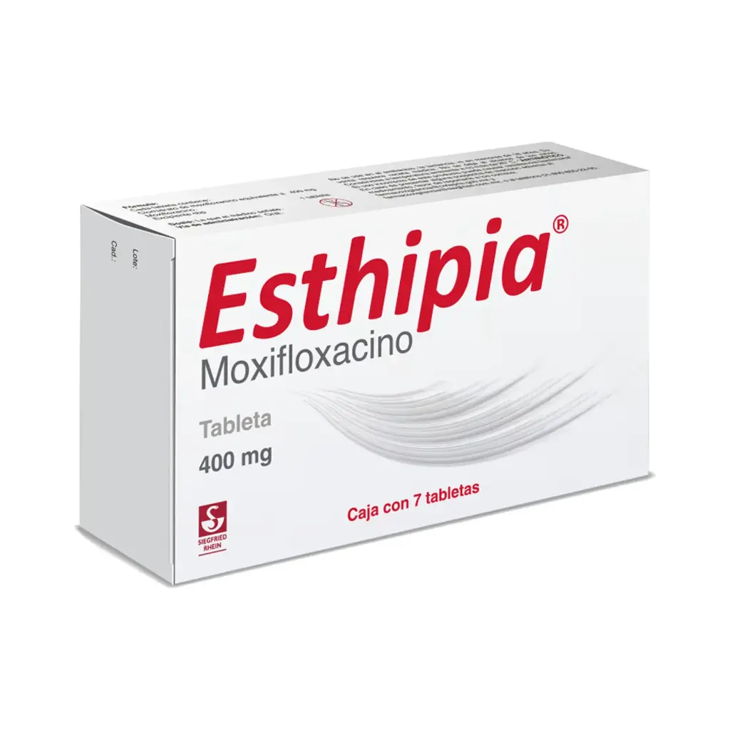 ESTHIPIA 400 MG - CAJA CON 7 TABLETAS (MOXIFLOXACINO)