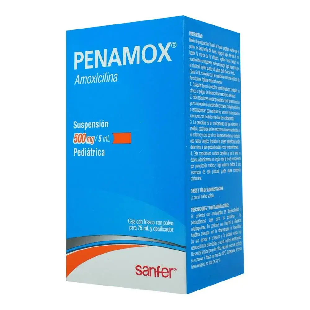 PENAMOX PEDIATRICO 500MG SUSPENSION 75ML