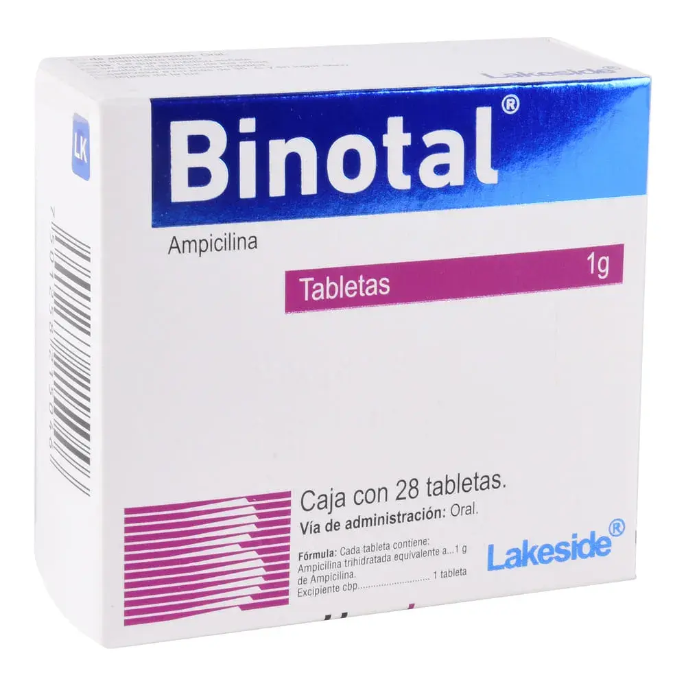 BINOTAL 1G TABLETAS CON 28