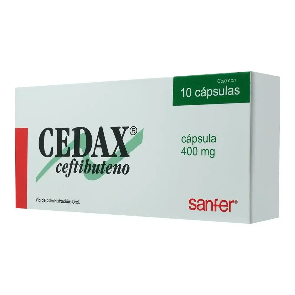 CEDAX 400MG CAPSULAS C/10