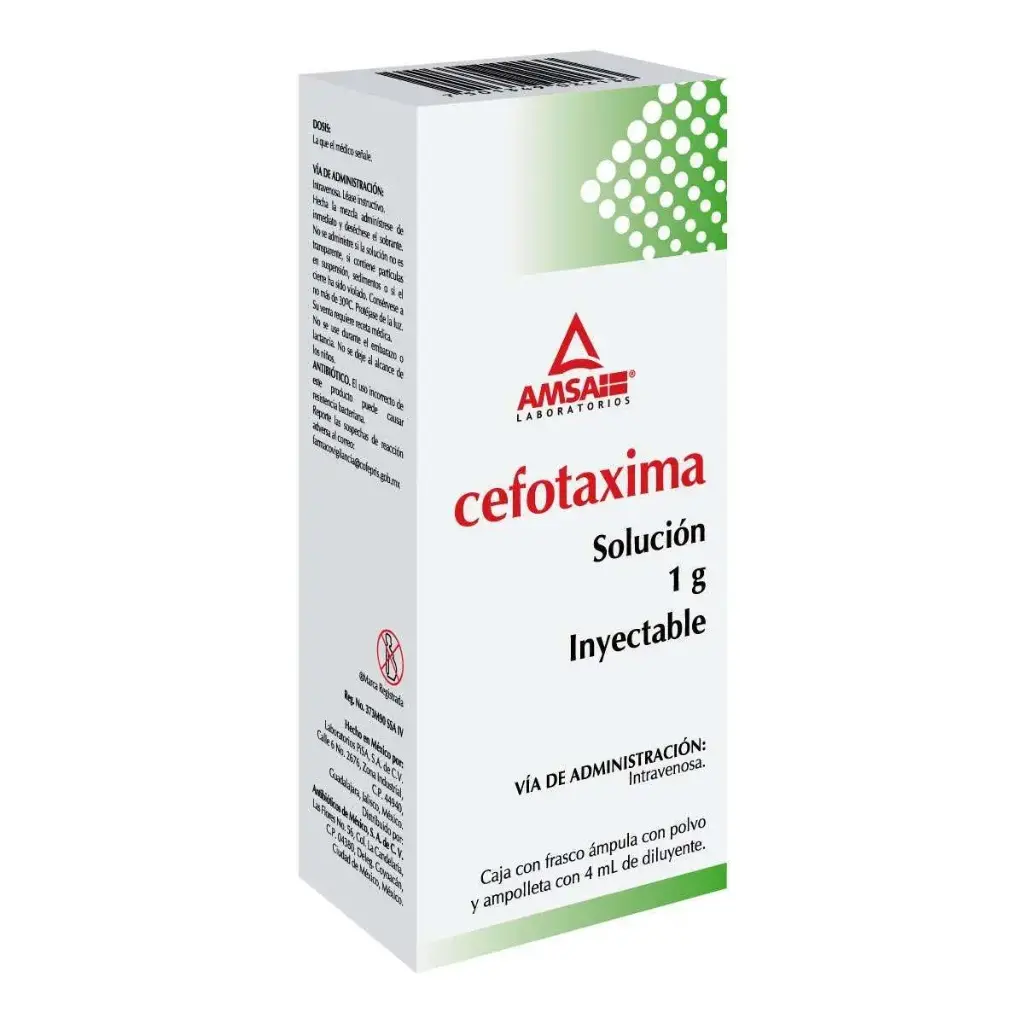CEFOTAXIMA AMSA IV 1G/4ML AMPULA CON 1 (GI)