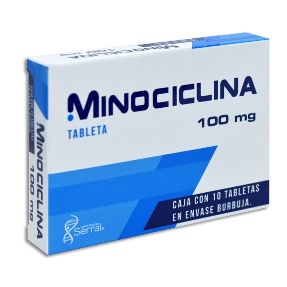 MINOCICLINA SERRAL 100MG TABLETAS C/10 (GI)