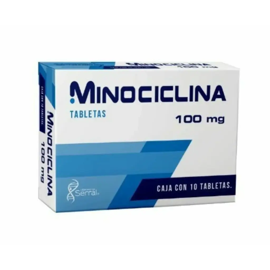 MINOCICLINA SERRAL 100MG TABLETAS CON 10 (GI)