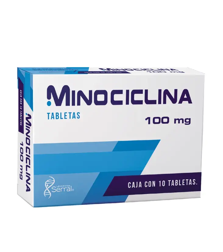 MINOCICLINA SERRAL 100MG TABLETAS CON 10 (GI)