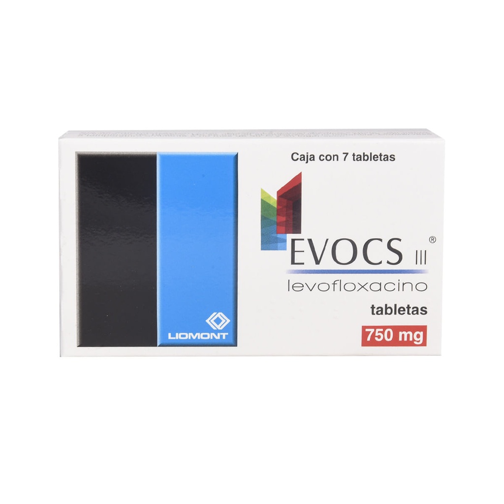 EVOCS III 750MG TABLETAS CON 7