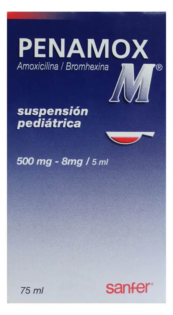 PENAMOX M 500/8MG SUSPENSION 75ML