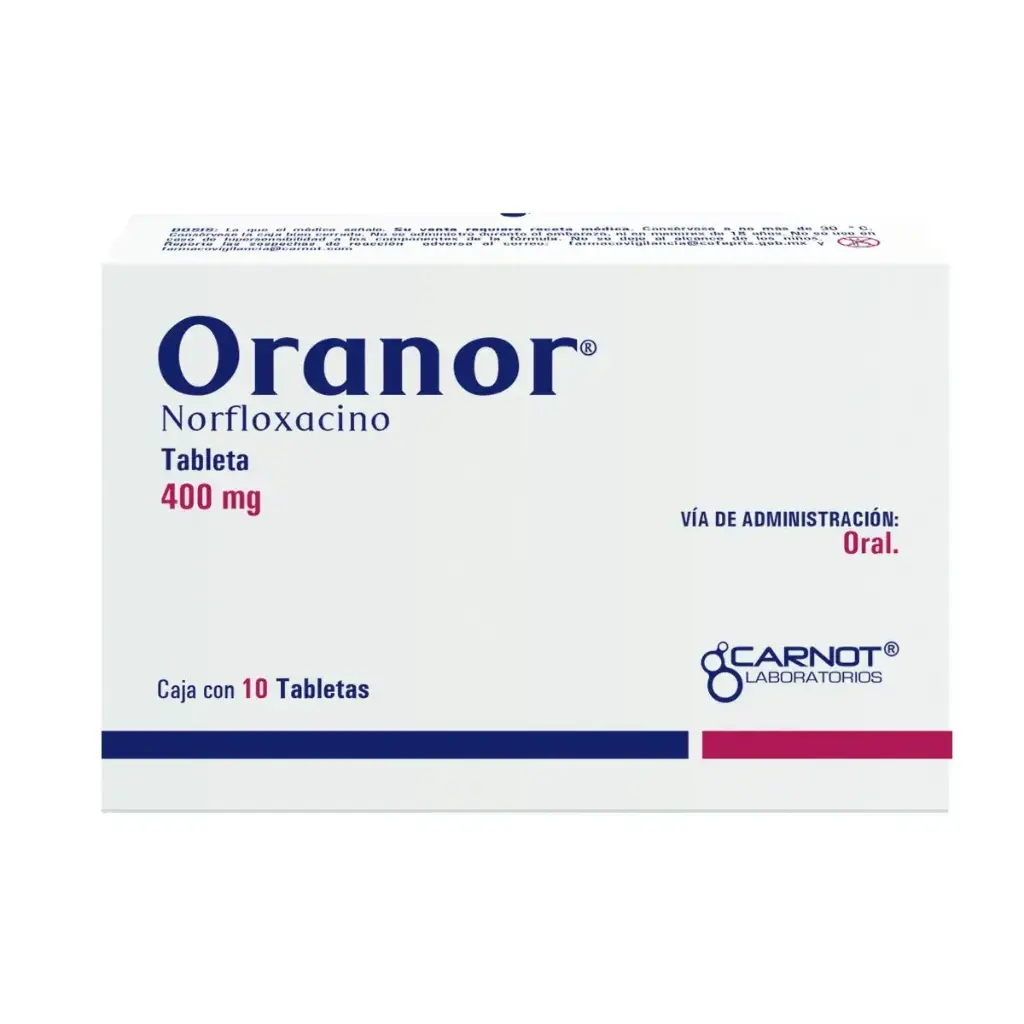 ORANOR 400MG TABLETAS CON 10