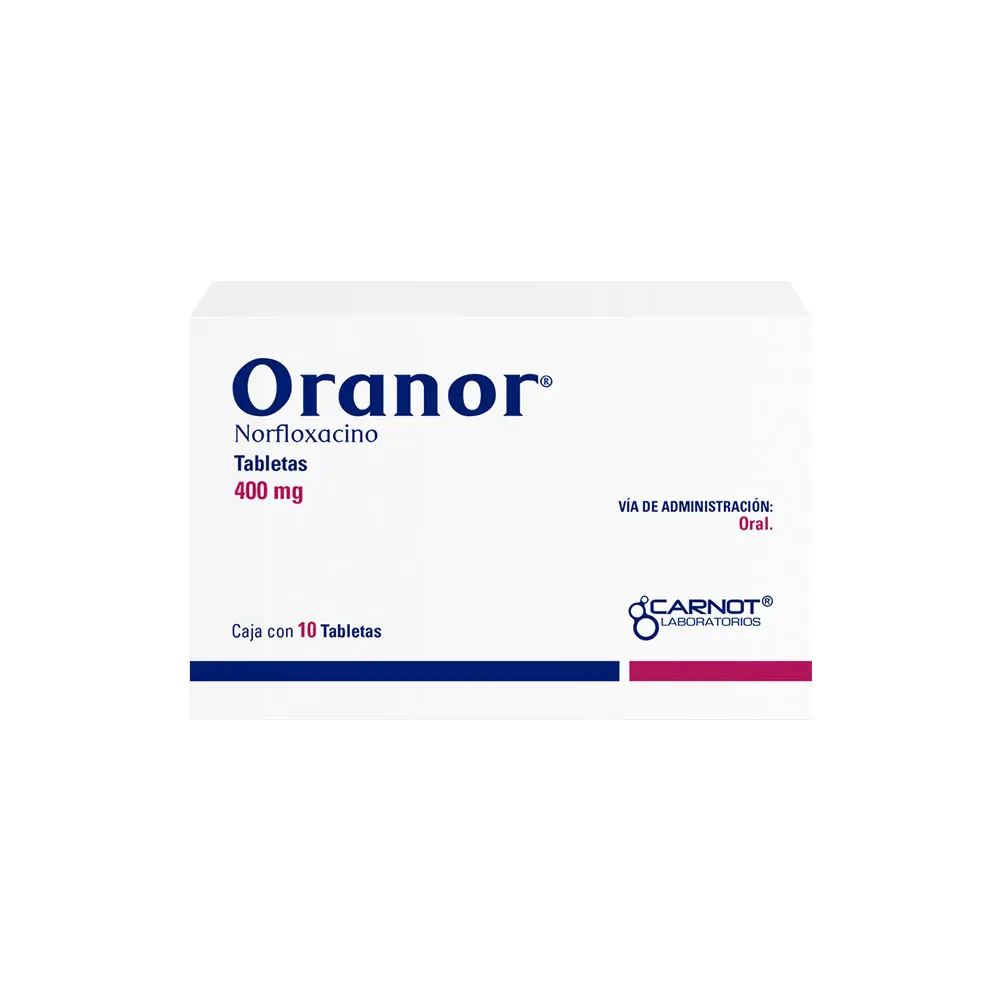 ORANOR 400MG TABLETAS CON 10
