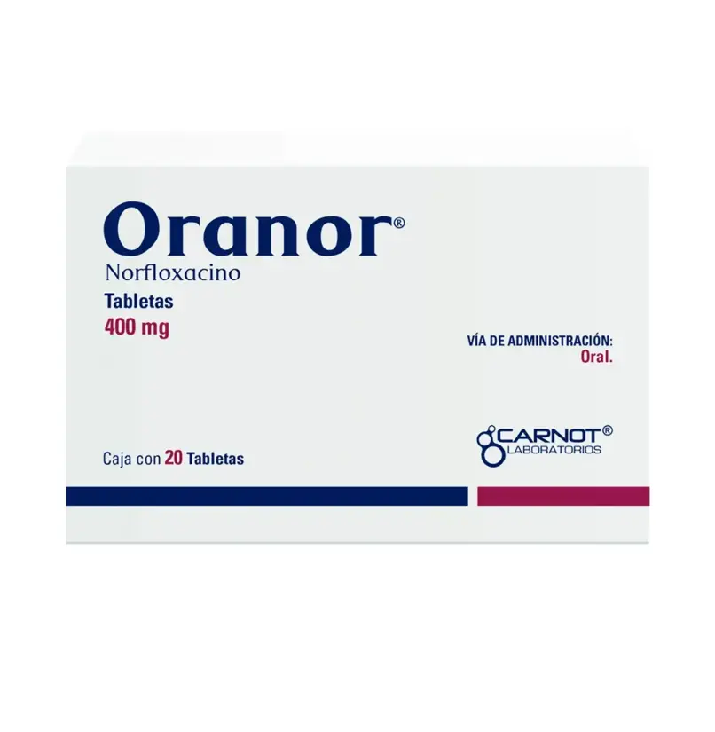 ORANOR 400MG TABLETAS CON 20