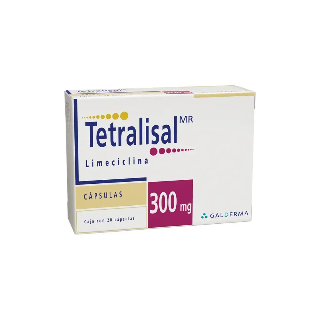 TETRALISAL 300MG CAPSULAS CON 20