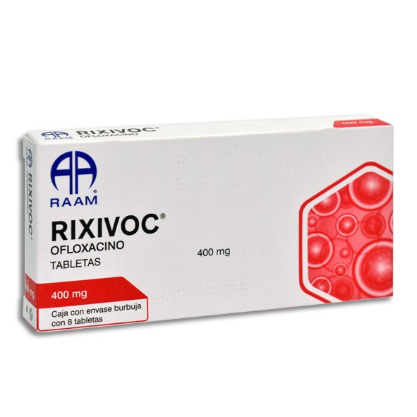 RIXIVOC 400MG TABLETAS C/8 (GI)