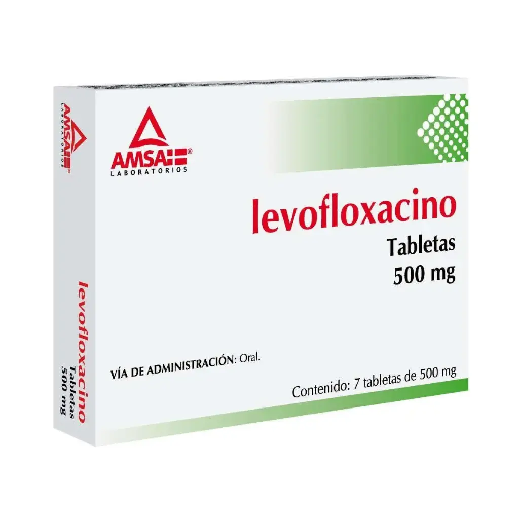 LEVOFLOXACINO AMSA 500MG TABLETAS CON 7 (GI)