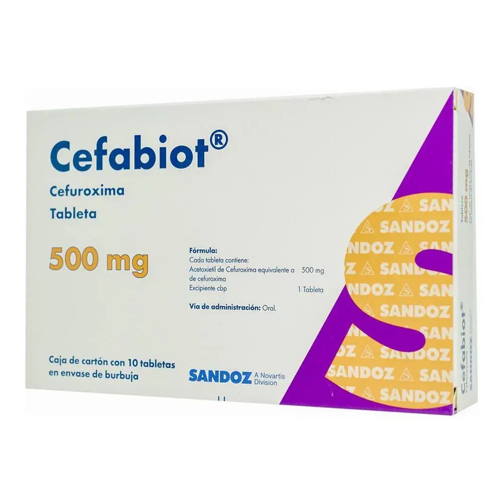 CEFABIOT 500MG TABLETAS CON 10