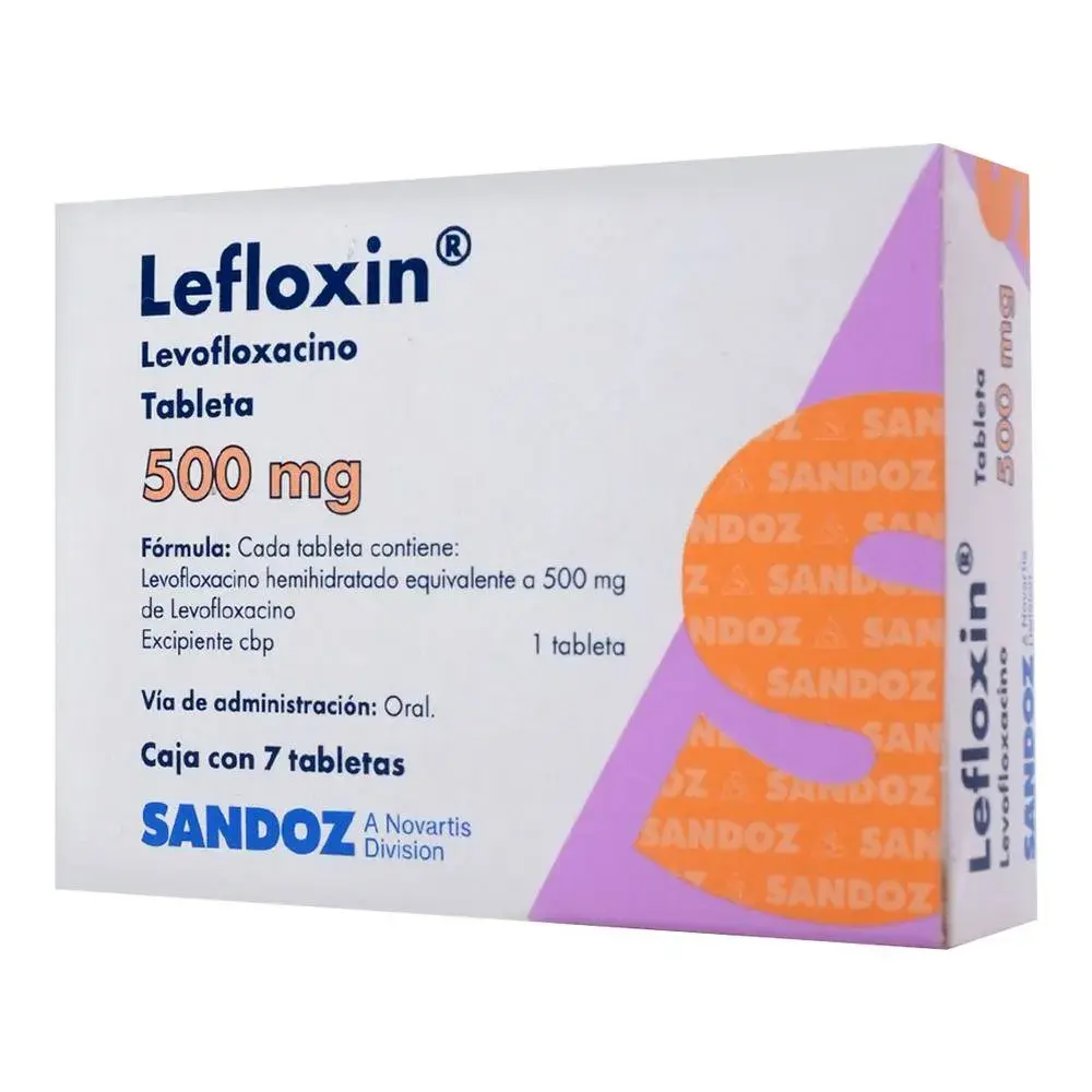 LEFLOXIN 500MG TABLETAS CON 7