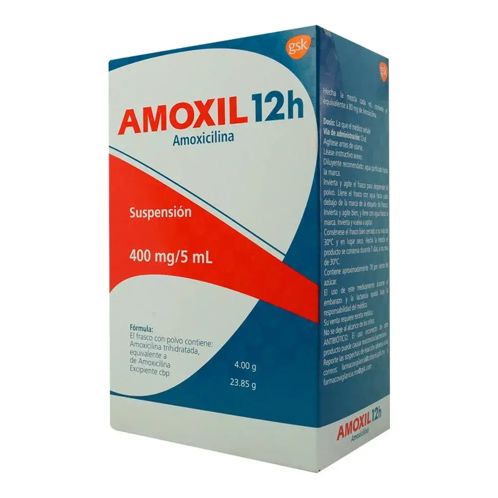 AMOXIL 12H 400/5ML SUSPENSION 50ML