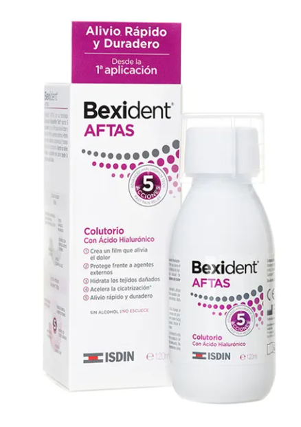 BEXIDENT ISDIN AFTAS 5ACC 120ML