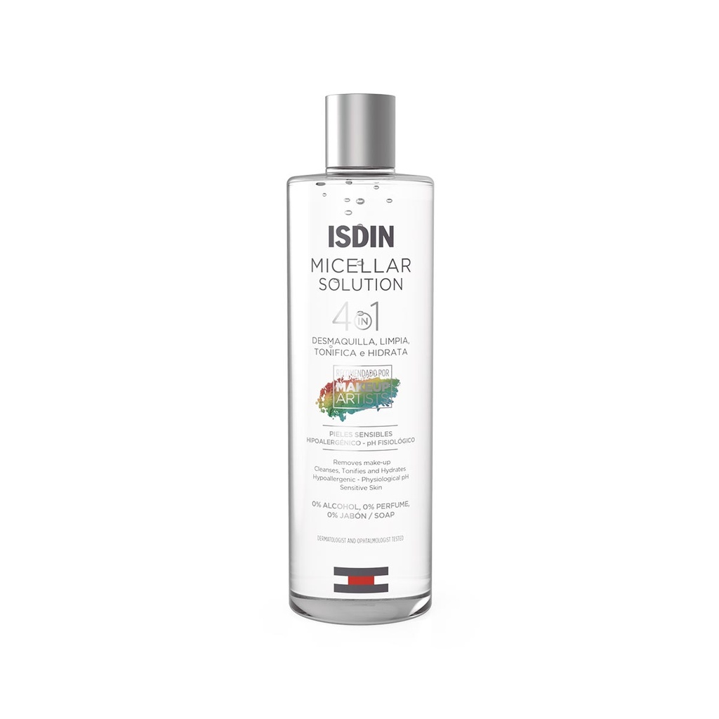 AGUA MICELAR ISDIN SOLUCION 4EN1 400ML