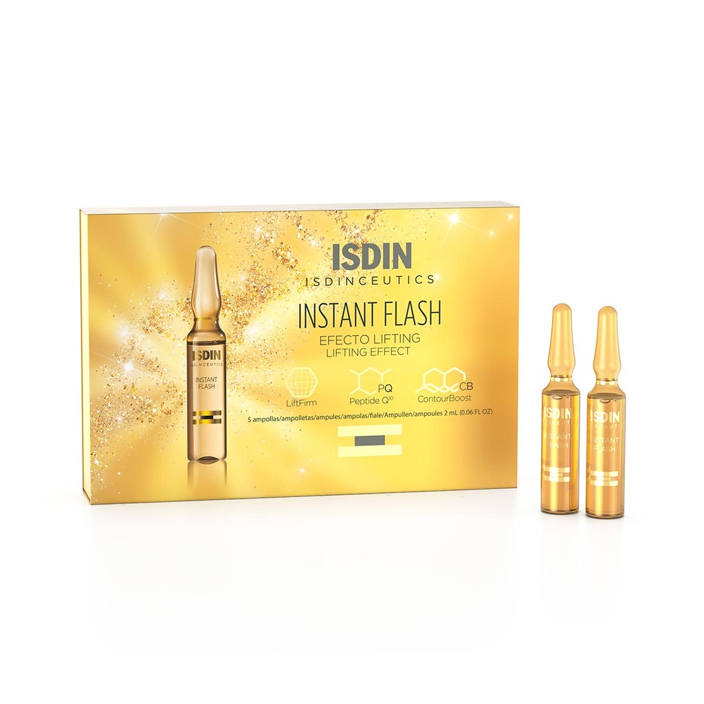 ISDIN INSTANT FLASH EFECTO AMPOLLETA 5X2ML