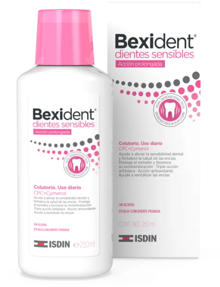 BEXIDENT DIENTES SENSIBLES COLUTORIO ACCION PROLONGADA 250ML