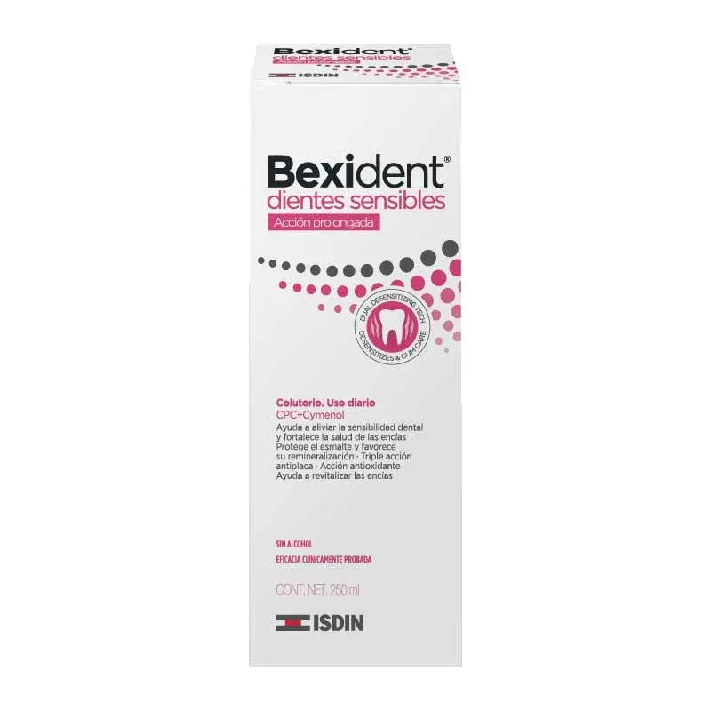 BEXIDENT DIENTES SENSIBLES COLUTORIO ACCION PROLONGADA 250ML