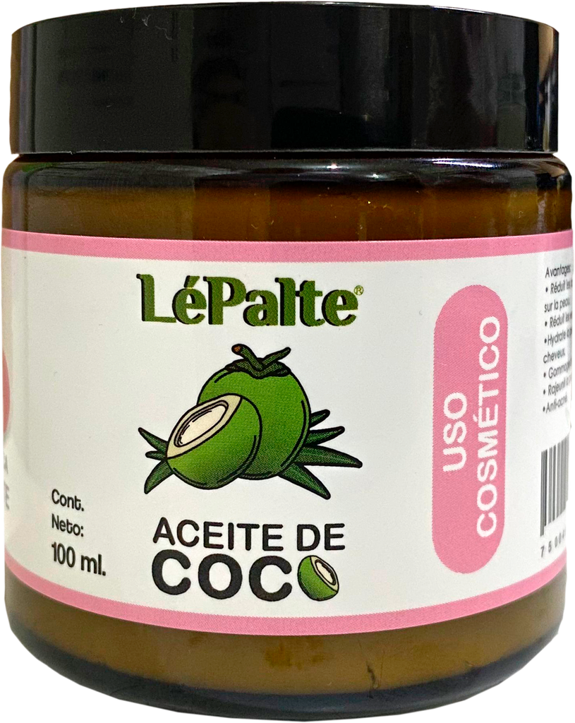 DESMAQUILLANTE DE ACEITE DE COCO LEPALTE 