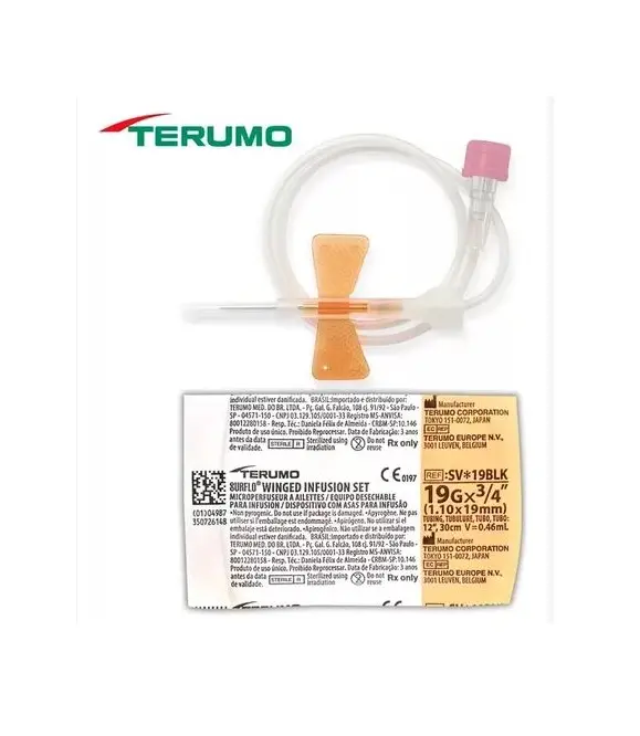 MARIPOSA 19G SALMON TERUMO CON 1