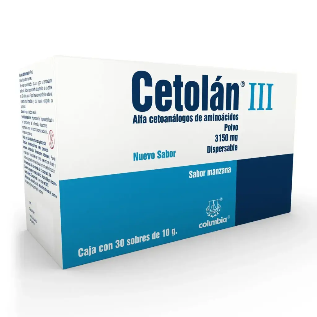 CETOLAN III MANZANA POLVO 10G SOBRES CON 30