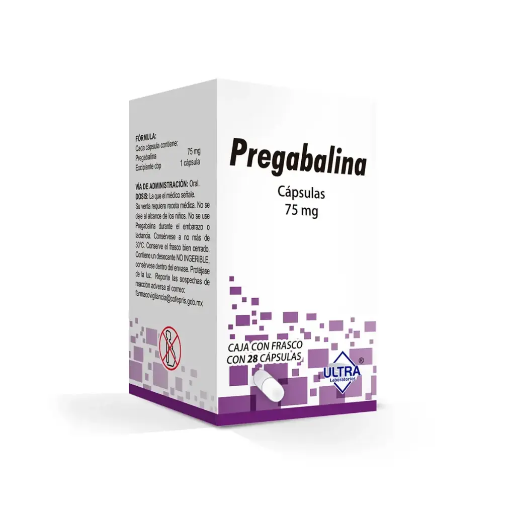 PREGABALINA ULTRA 75MG CAPSULAS CON 28 (GI)