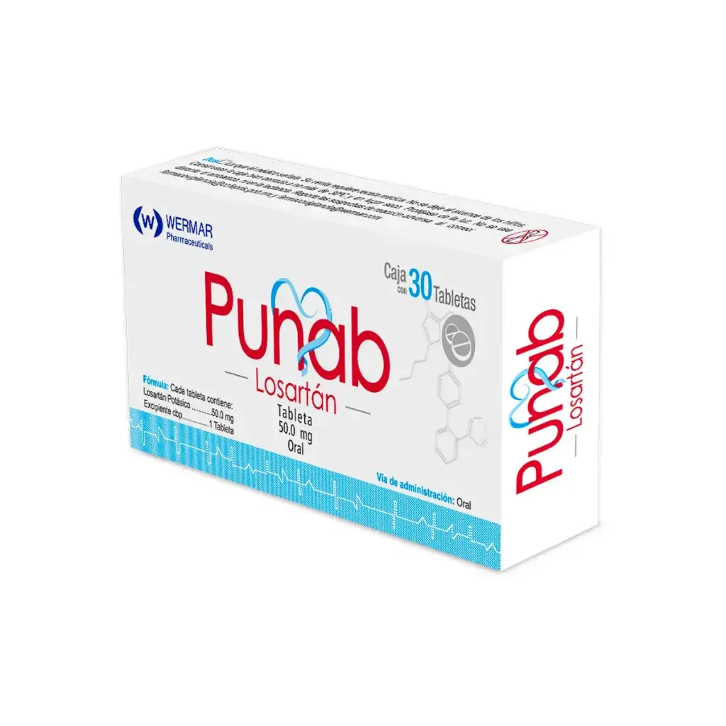 PUNAB 50MG TABLETAS CON 30 (GI)