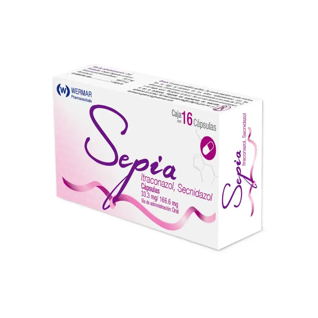 SEPIA 33.3/166.6MG CAPSULAS CON 16 (GI)